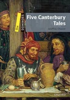 dominoes level 1: five canterbury tales book with mp3 second edition-9780194639361